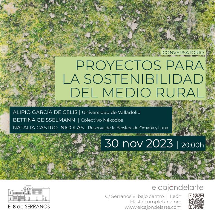 Conversatorio sobre sostenibilidad en el medio rural en El 8 de Serranos (León)